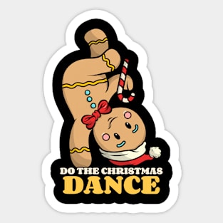 Gingerbread Man Christmas Cool Sticker